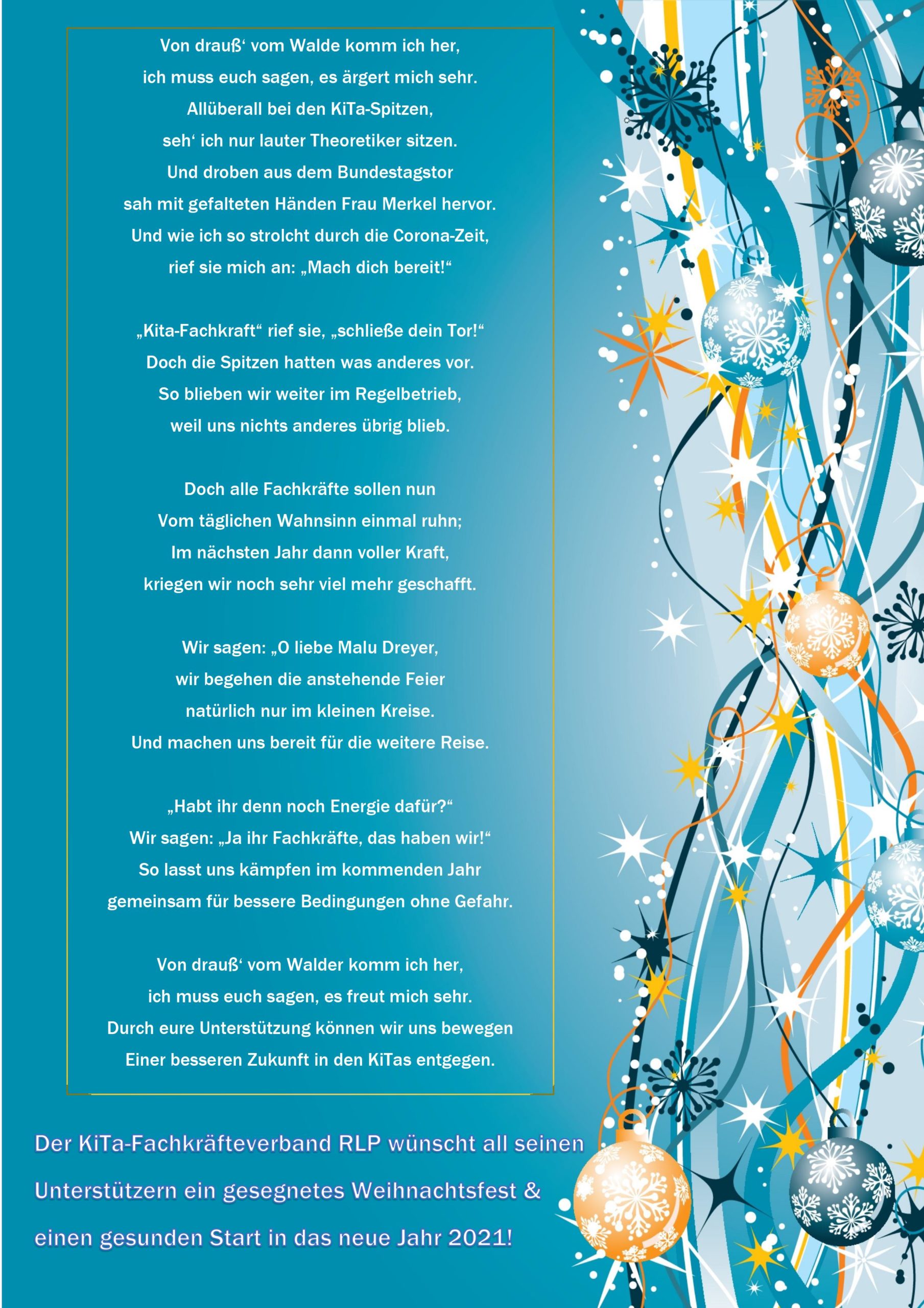 Weihnachten 2022 Ferien Rlp Fröhliche Weihnachten! Kitafachkräfteverband RLP